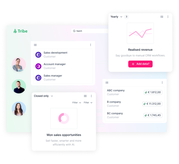 Tribecrm.nl preview